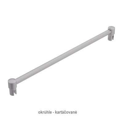 Stabilizačná tyč - "Sklo - Sklo". Prevedenie: Okrúhla / Kartáčovaná. L = 1000, alebo 1200 mm