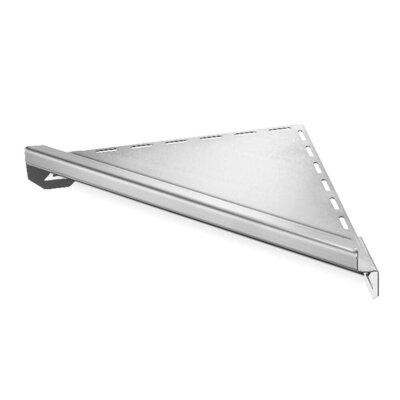 QUADRO - Sprchovacia polička z ušľachtilej ocele - "Trojúholník rovnoramenný". DH: 190 x 190, 240 x 240, alebo 290 x 290 mm. Povrchová úprava: Kartáčovaná