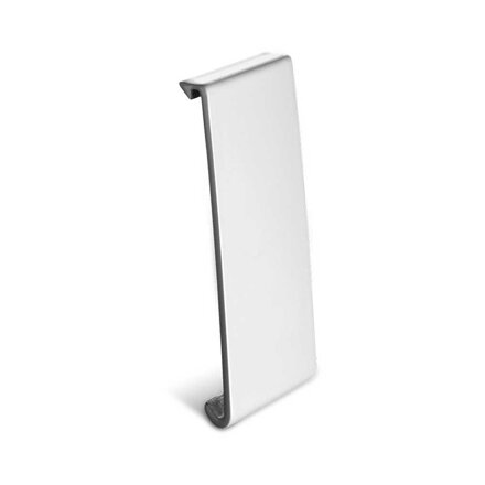 PATIO-Spojka pre balkónový profil hliníkový - povrch eloxovaný strieborný - h = 40, 60,  80, alebo 100 mm  