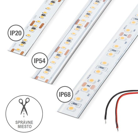 LUXlight - LED-sveteľný pás - "Biely" - IP 54, L = 5,0 m, Šírka = 10 mm