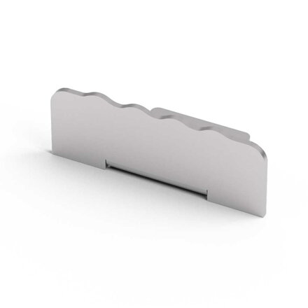 PROTECTO - Koncovka schodového profilu z ušľachtilej ocele - povrch natur - h = 9,10 a 11 mm