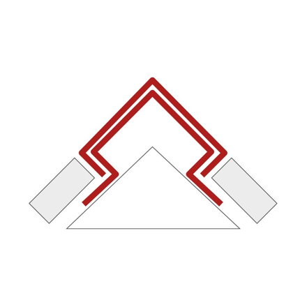 PROTECTO-Ochranný rohový profil z ušľachtilej ocele - s kotvami, povrch kartáčovaný - h = 30x30 mm - L=2,5 m, hrúbka obkladu 8, 10, alebo 12,5 mm