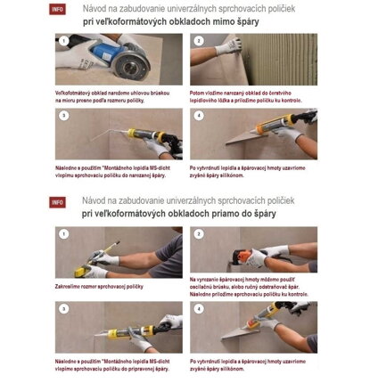 LINO - Sprchovacia polička z ušľachtilej ocele - "Trojúholník rovnoramenný". DH: 190 x 190, 240 x 240, alebo 290 x 290 mm. Povrchová úprava: Kartáčovaná
