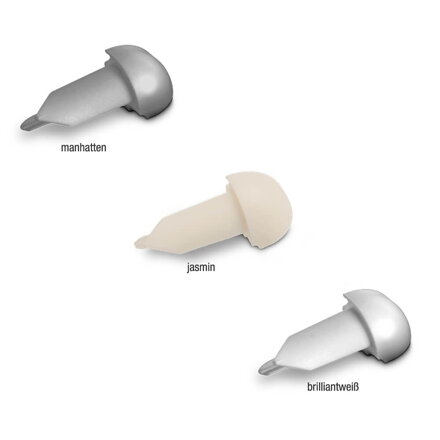 RONDO FugFIX - Vonkajšie rohy plastové - farba manhattan -  h = 8 a 10 mm