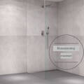 VITRO Sklenená sprchovacia zástena z bieleho skla. Hrúbka skla = 8 mm / Výška = 2000 mm /  Šírka: 800 mm, 900 mm, 1000 mm, 1200 mm, alebo 1400 mm