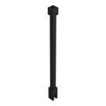 Stabilizačná tyč - "Sklo - Strop". Prevedenie: Hranatá / Čierna / Matná. L = 500 alebo 1000 mm